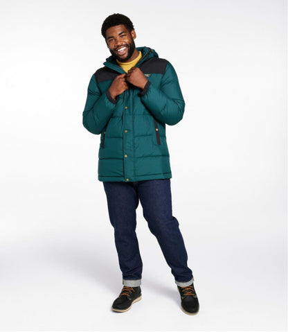 L.L.Bean | Men's Mountain Classic Down Parka, Colorblock