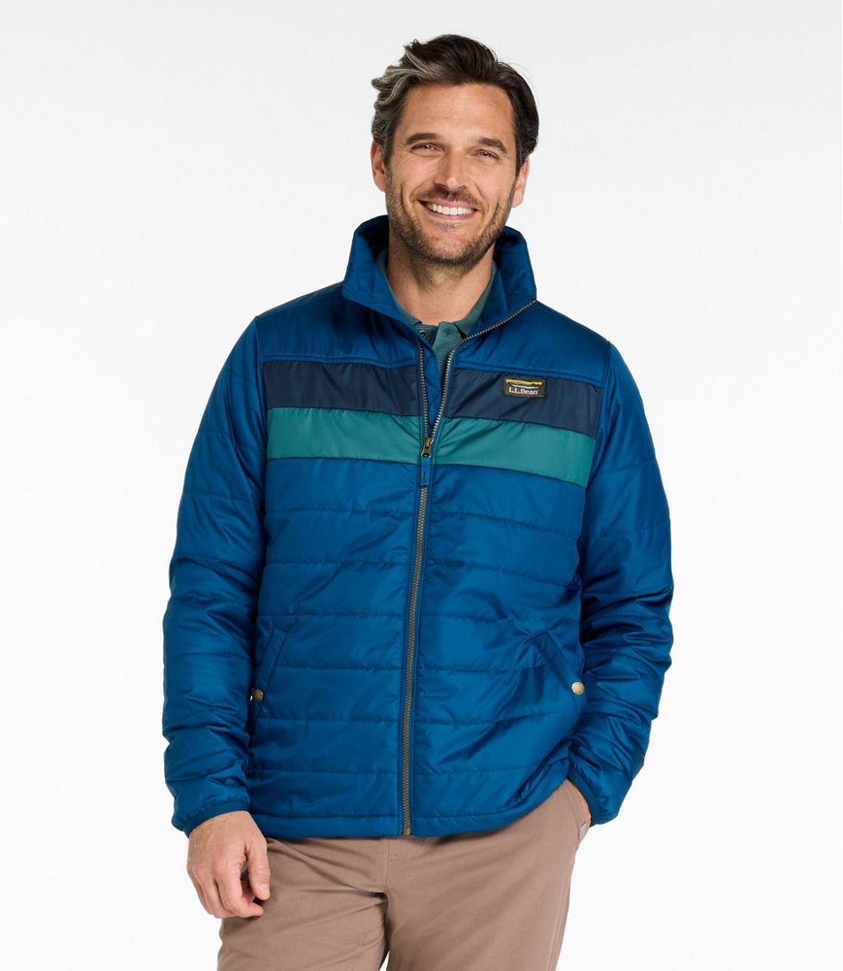 L.L.Bean | Men's Mountain Classic Puffer Jacket, Colorblock