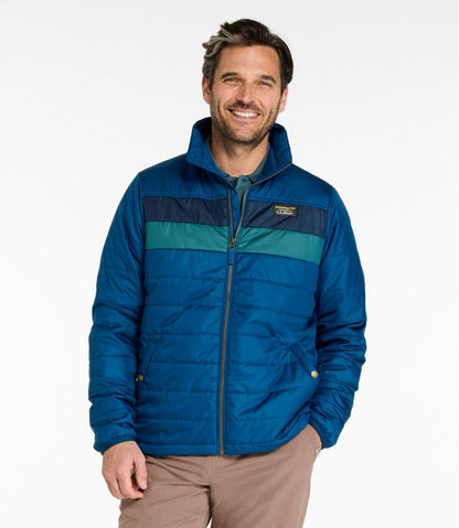 L.L.Bean | Men's Mountain Classic Puffer Jacket, Colorblock