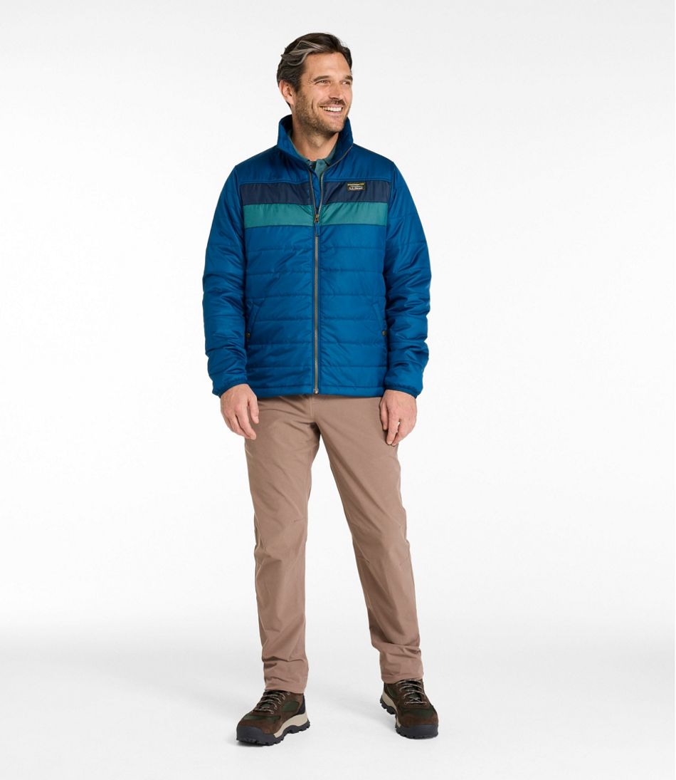 L.L.Bean | Men's Mountain Classic Puffer Jacket, Colorblock