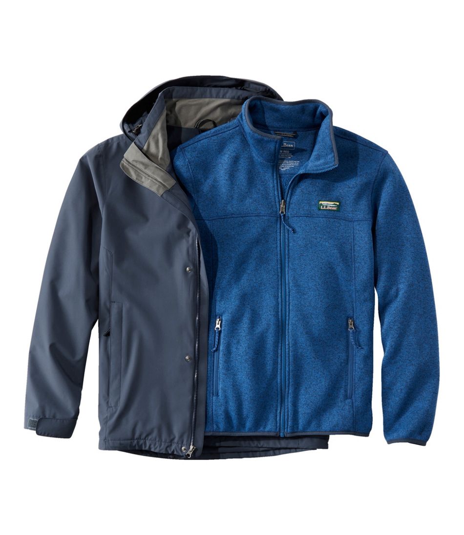 L.L.Bean | Men's L.L.Bean Sweater Fleece 3-in-1 Jacket