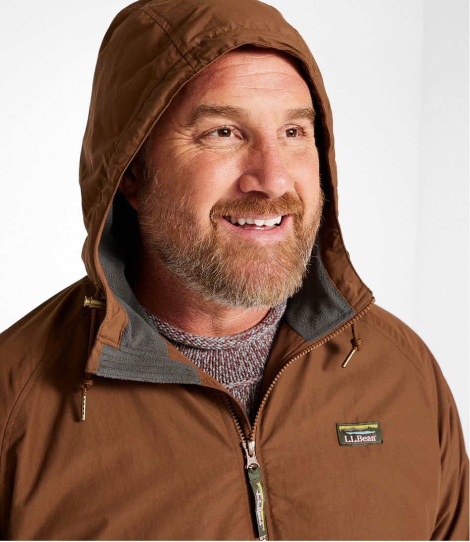 L.L.Bean | Men's Insulated 3-Season Bomber Hooded Jacket, Colorblock