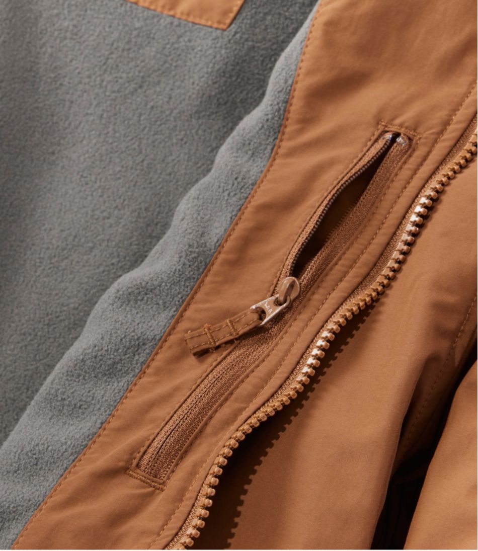 L.L.Bean | Men's Insulated 3-Season Bomber Hooded Jacket, Colorblock