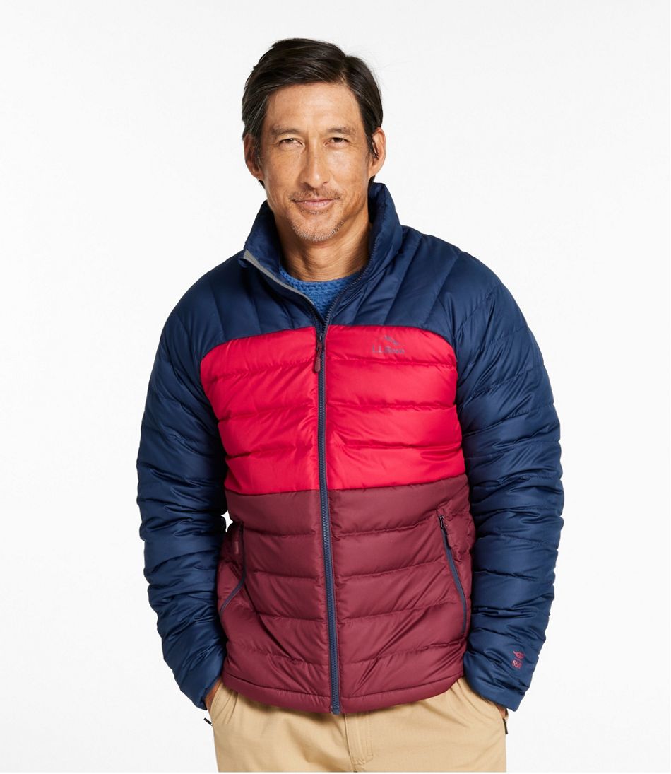 L.L.Bean | Men's Bean's Down Jacket, Colorblock