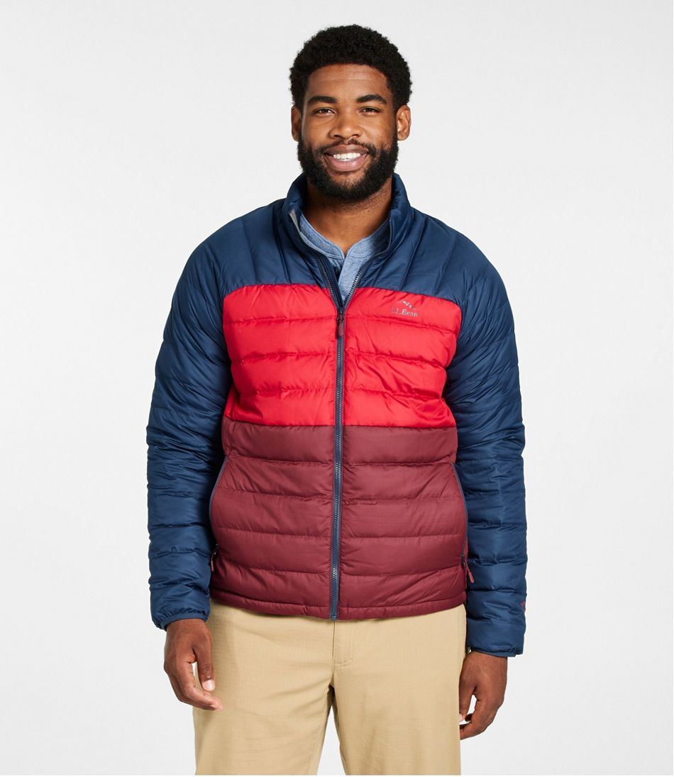 L.L.Bean | Men's Bean's Down Jacket, Colorblock