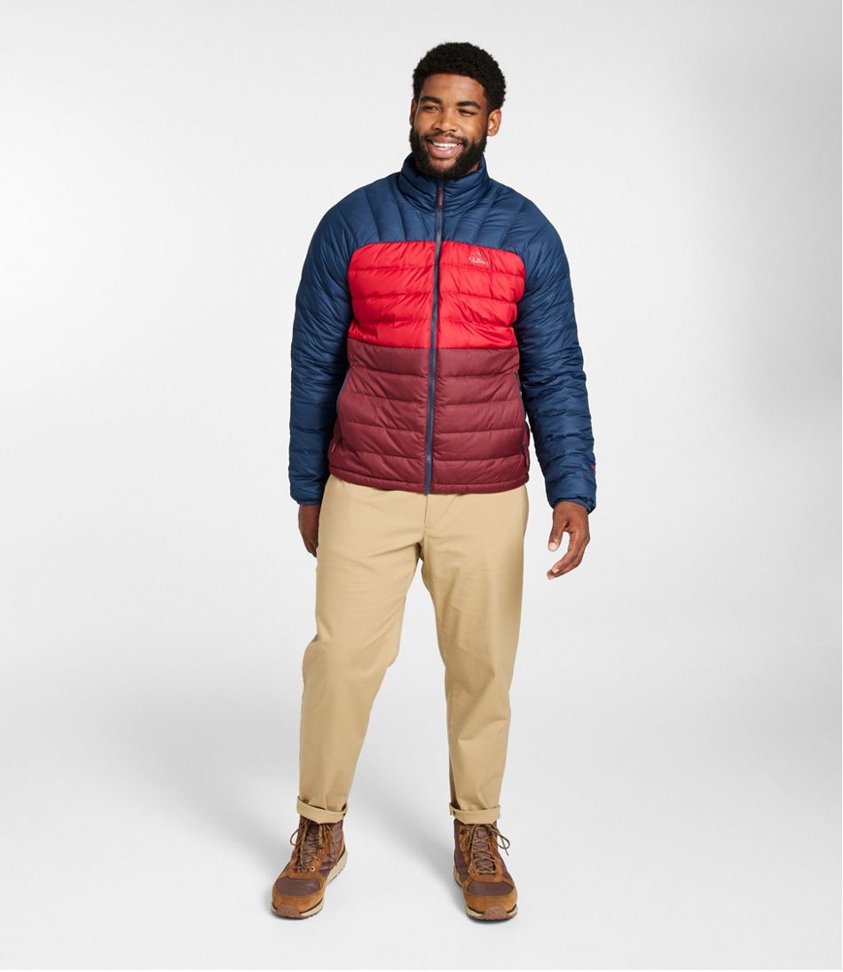 L.L.Bean | Men's Bean's Down Jacket, Colorblock