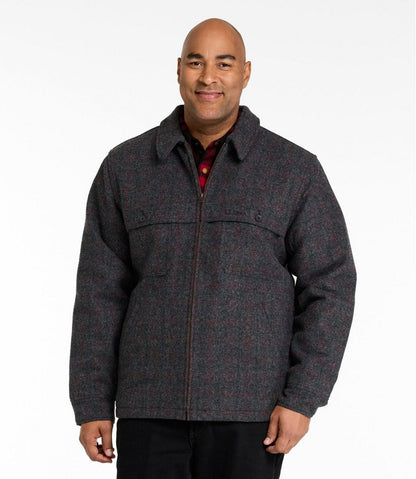 L.L.Bean | Men's Maine Guide Zip-Front Jac-Shirt with PrimaLoft, Plaid