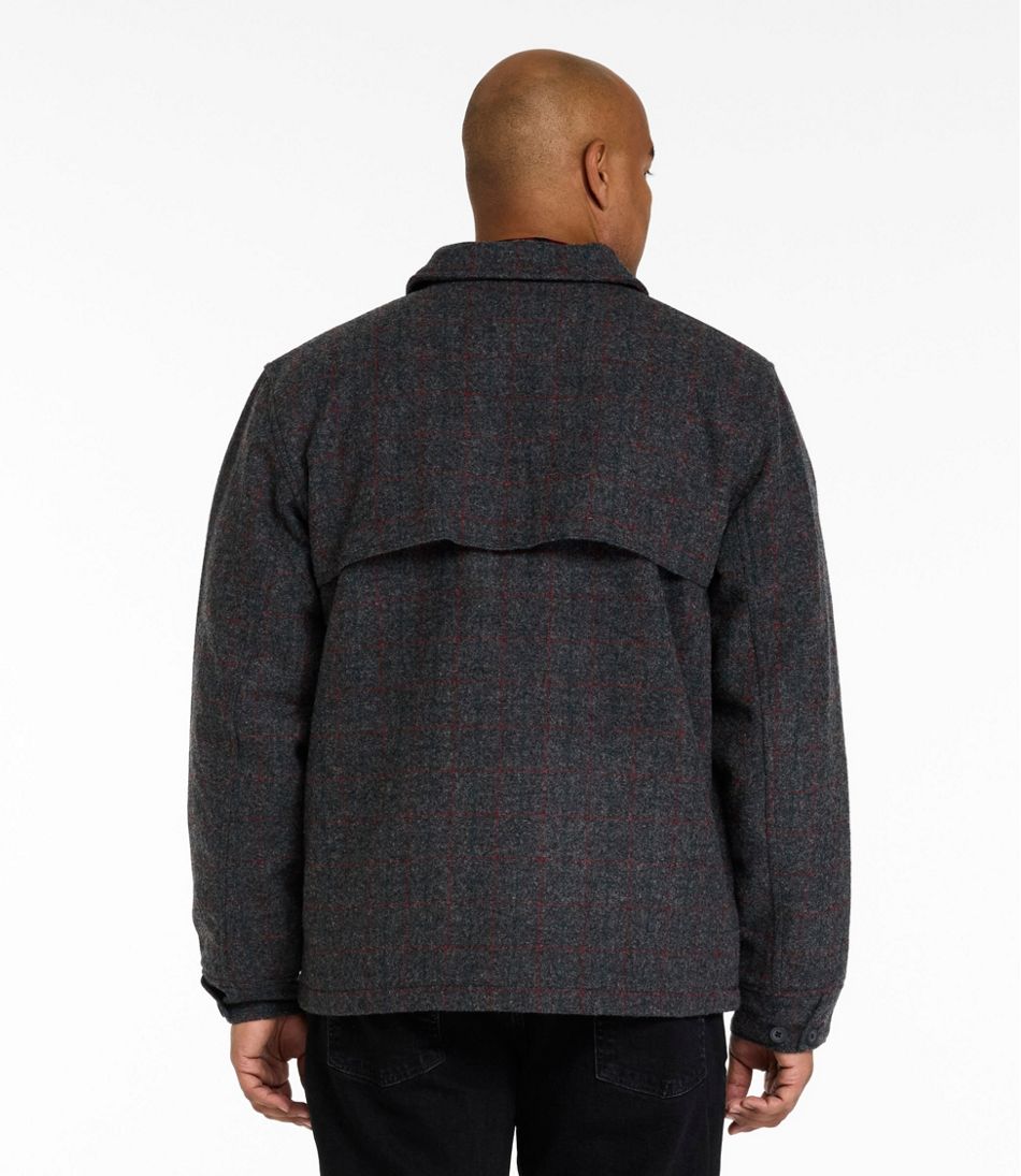 L.L.Bean | Men's Maine Guide Zip-Front Jac-Shirt with PrimaLoft, Plaid