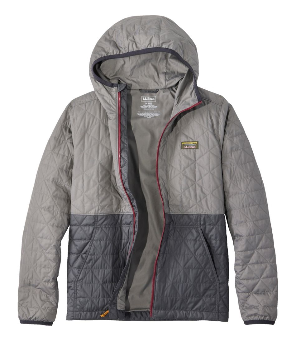 L.L.Bean | Men's Katahdin Insulated Hoodie, Colorblock