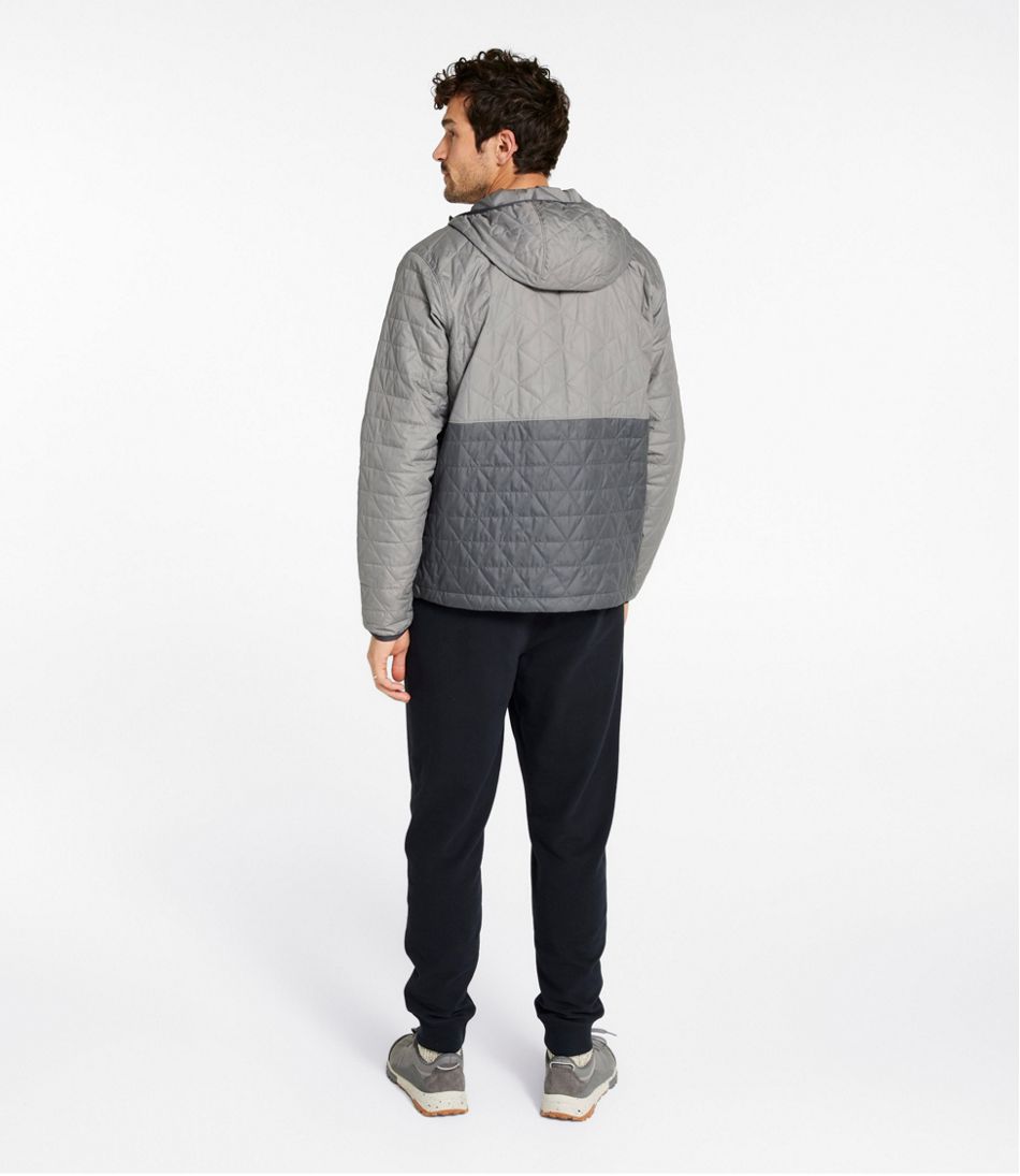 L.L.Bean | Men's Katahdin Insulated Hoodie, Colorblock