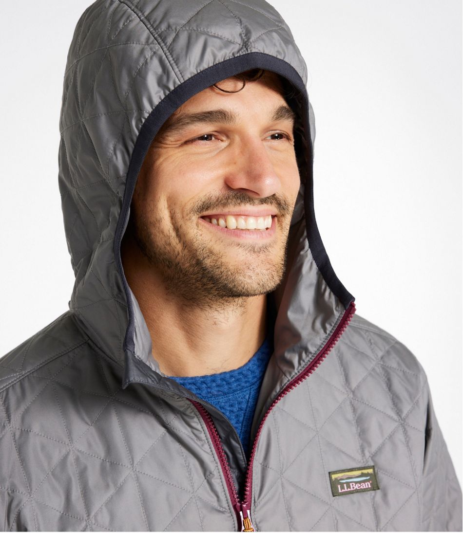 L.L.Bean | Men's Katahdin Insulated Hoodie, Colorblock
