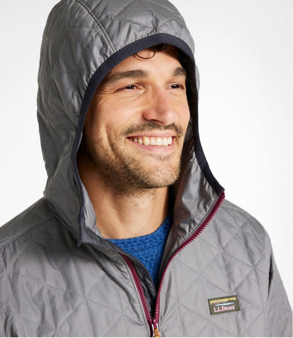 L.L.Bean | Men's Katahdin Insulated Hoodie, Colorblock