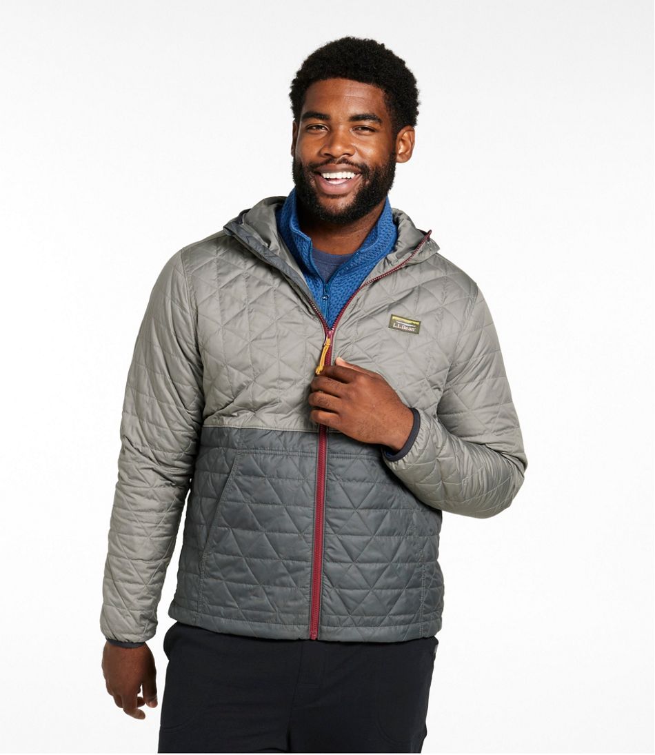 L.L.Bean | Men's Katahdin Insulated Hoodie, Colorblock