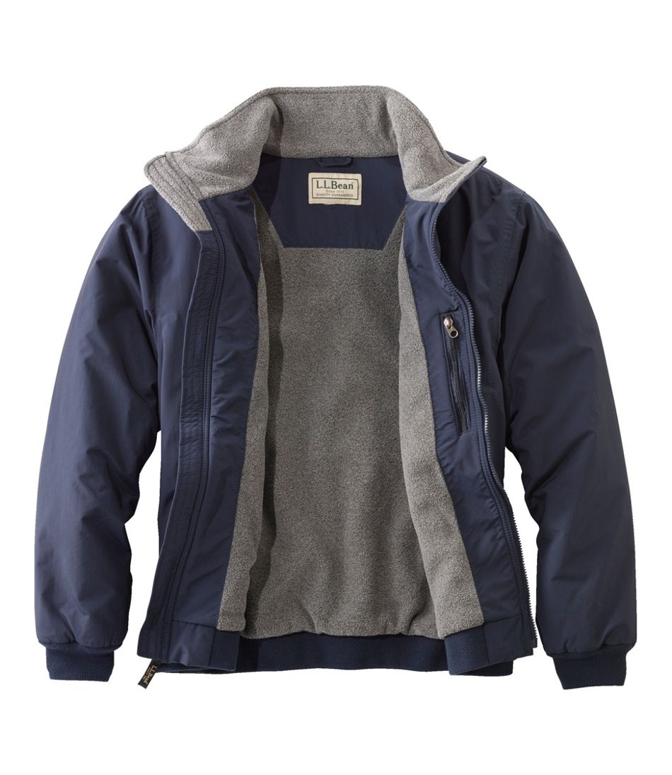 L.L.Bean | Men's Warm-Up Jacket, Fleece Lined