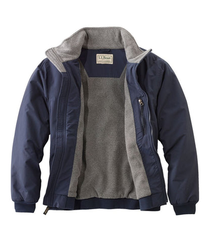 L.L.Bean | Men's Warm-Up Jacket, Fleece Lined