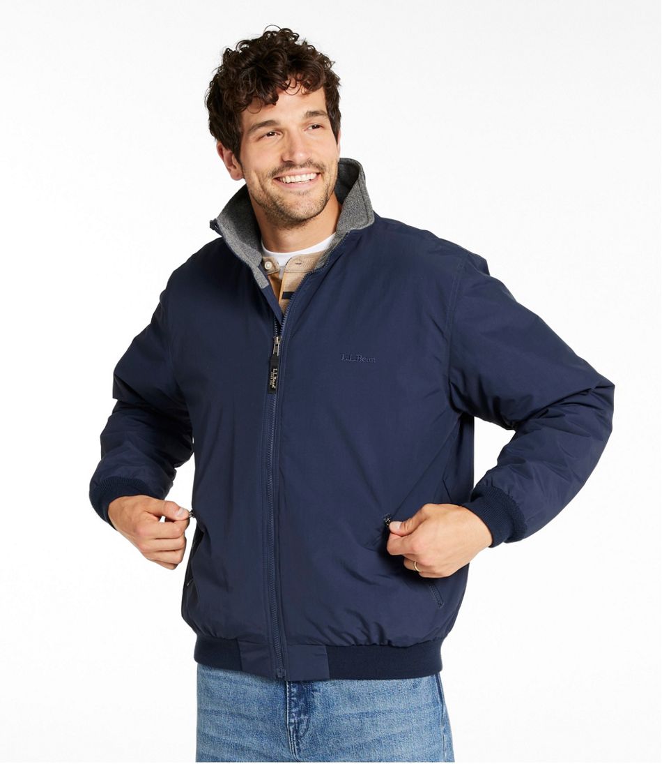L.L.Bean | Men's Warm-Up Jacket, Fleece Lined