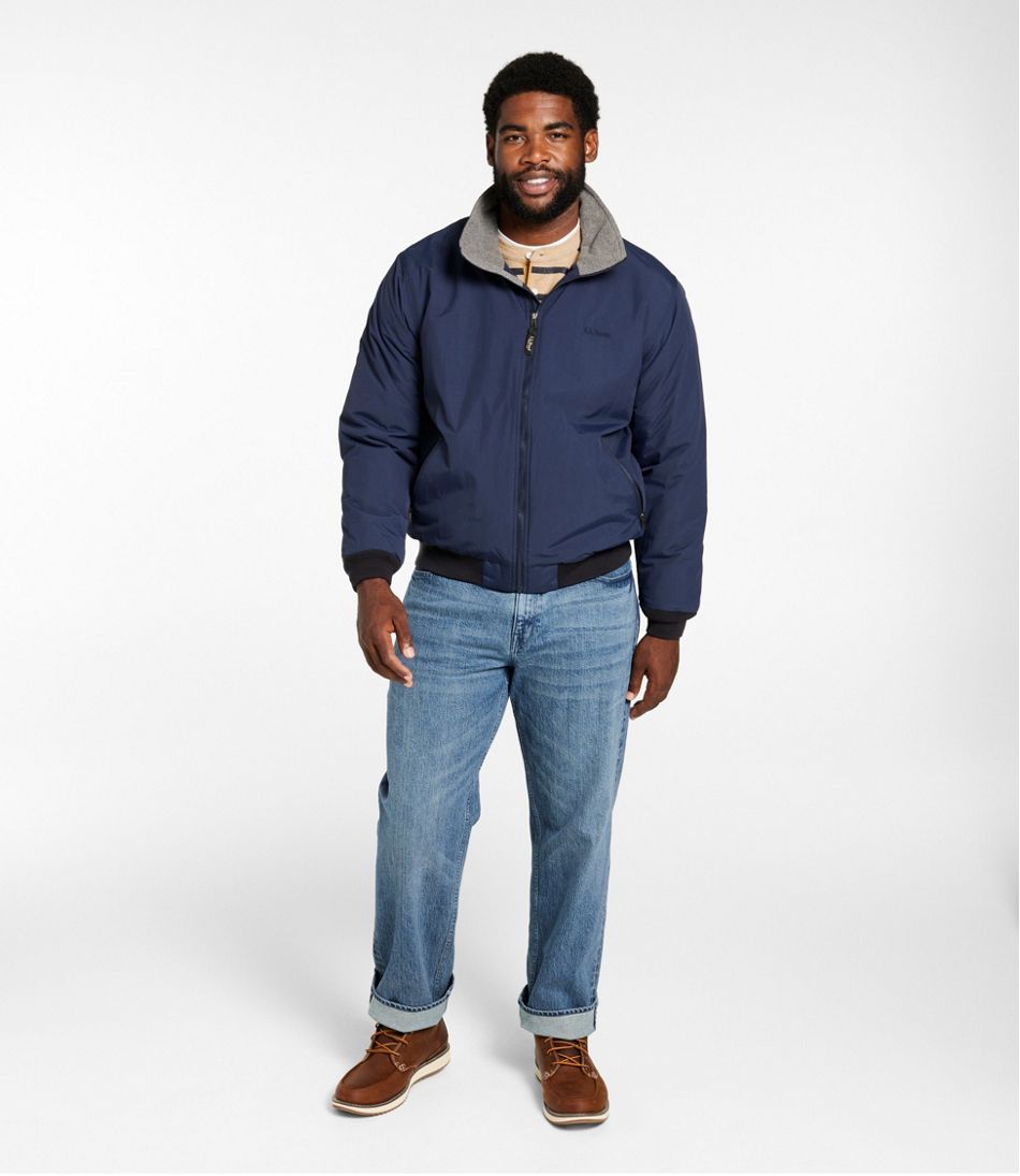 L.L.Bean | Men's Warm-Up Jacket, Fleece Lined