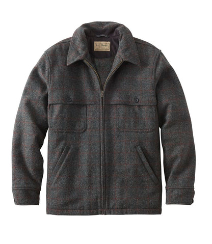 L.L.Bean | Men's Maine Guide Zip-Front Jac-Shirt, Plaid