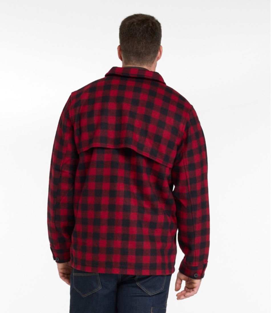 L.L.Bean | Men's Maine Guide Zip-Front Jac-Shirt, Plaid