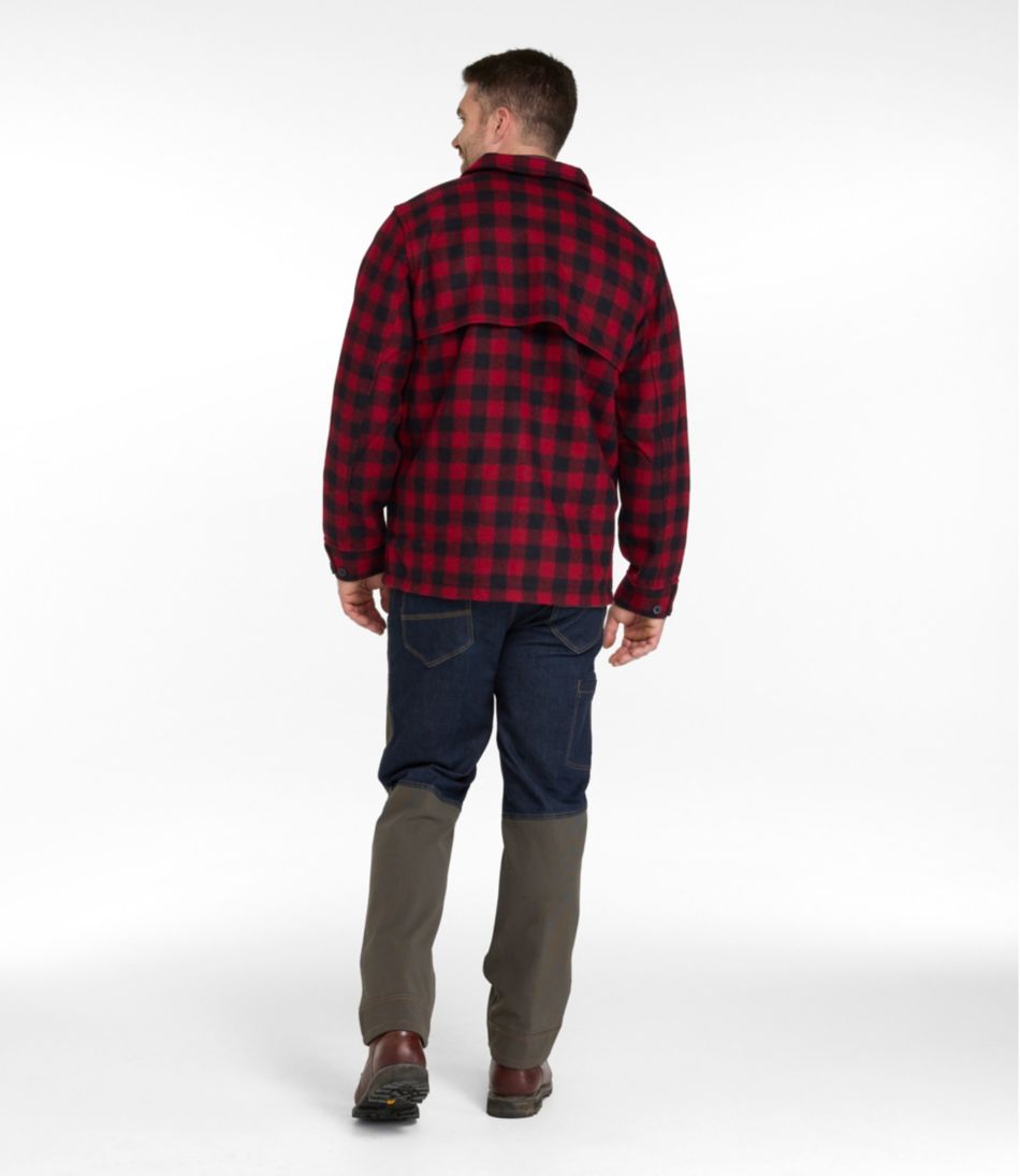L.L.Bean | Men's Maine Guide Zip-Front Jac-Shirt, Plaid