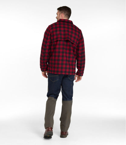 L.L.Bean | Men's Maine Guide Zip-Front Jac-Shirt, Plaid
