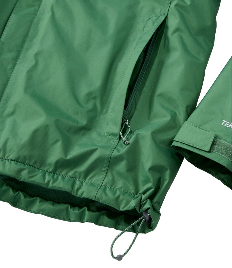 L.L.Bean | Men's Trail Model Rain Jacket, Fleece-Lined