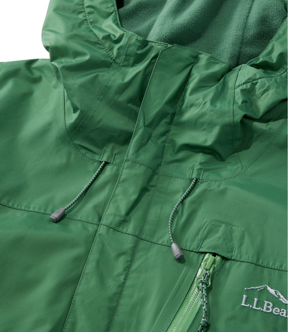L.L.Bean | Men's Trail Model Rain Jacket, Fleece-Lined