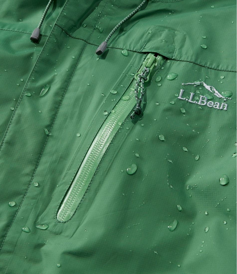 L.L.Bean | Men's Trail Model Rain Jacket, Fleece-Lined