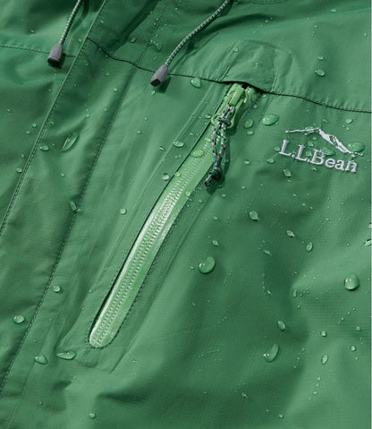 L.L.Bean | Men's Trail Model Rain Jacket, Fleece-Lined