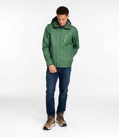 L.L.Bean | Men's Trail Model Rain Jacket, Fleece-Lined