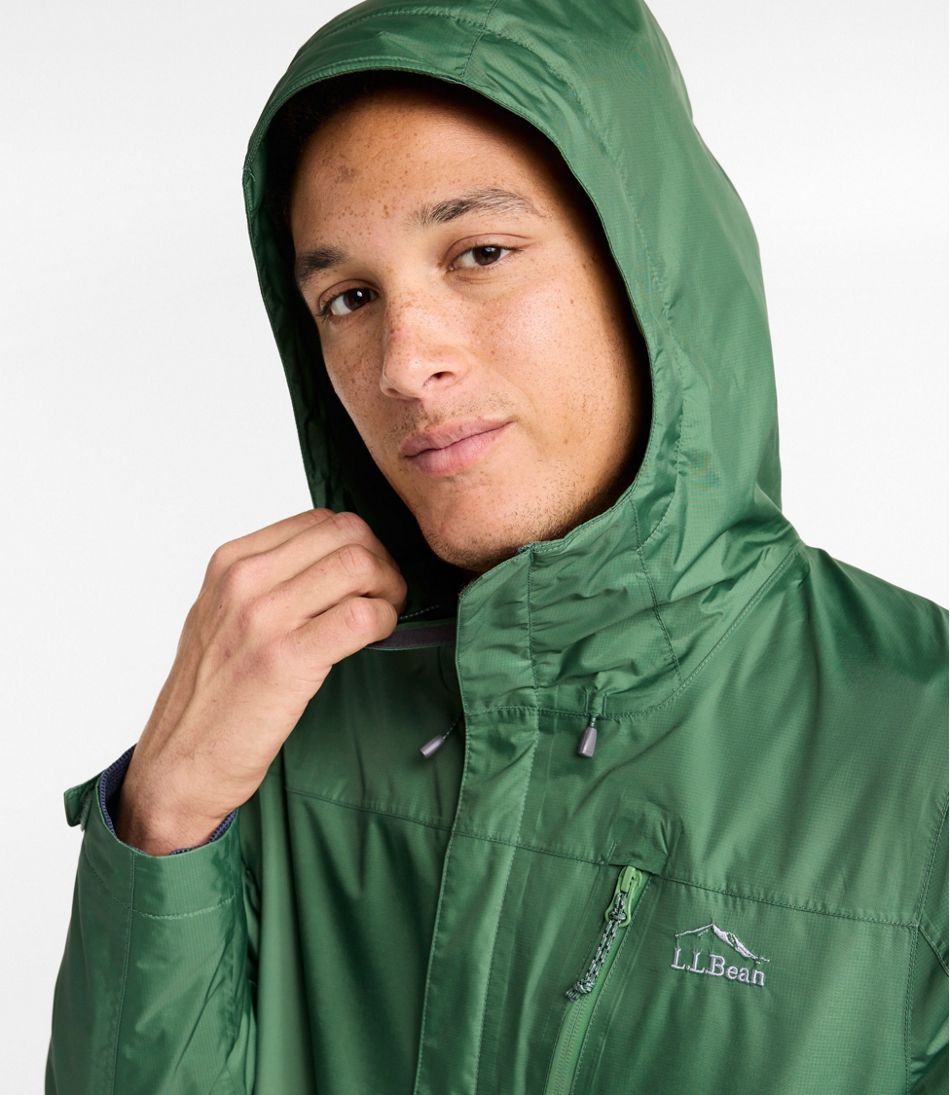 L.L.Bean | Men's Trail Model Rain Jacket, Fleece-Lined