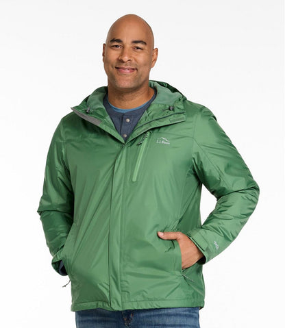 L.L.Bean | Men's Trail Model Rain Jacket, Fleece-Lined