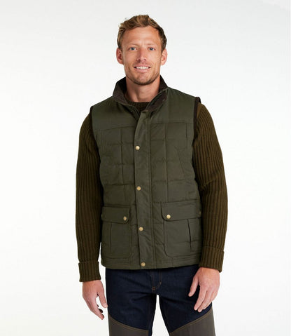 L.L.Bean | Men's L.L.Bean Upcountry Waxed Cotton Down Vest