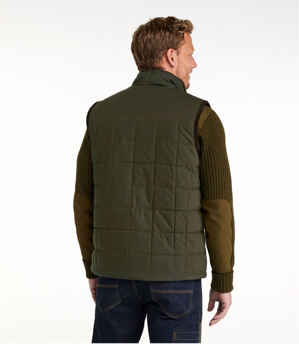 L.L.Bean | Men's L.L.Bean Upcountry Waxed Cotton Down Vest