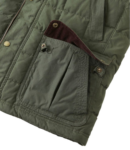 L.L.Bean | Men's L.L.Bean Upcountry Waxed Cotton Down Vest