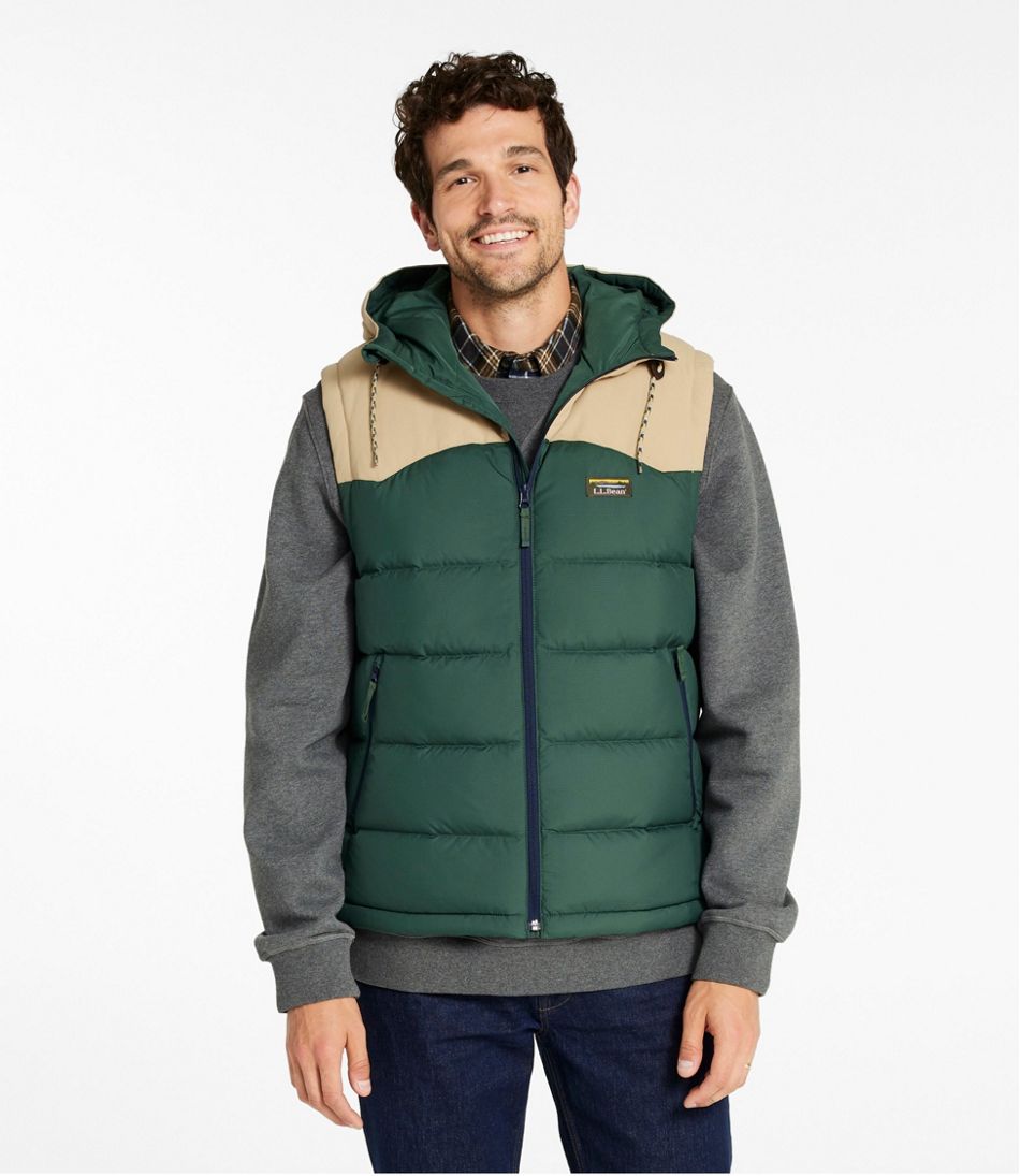 L.L.Bean | Men's Mountain Classic Hooded Down Vest