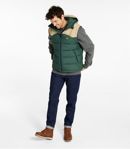 L.L.Bean | Men's Mountain Classic Hooded Down Vest