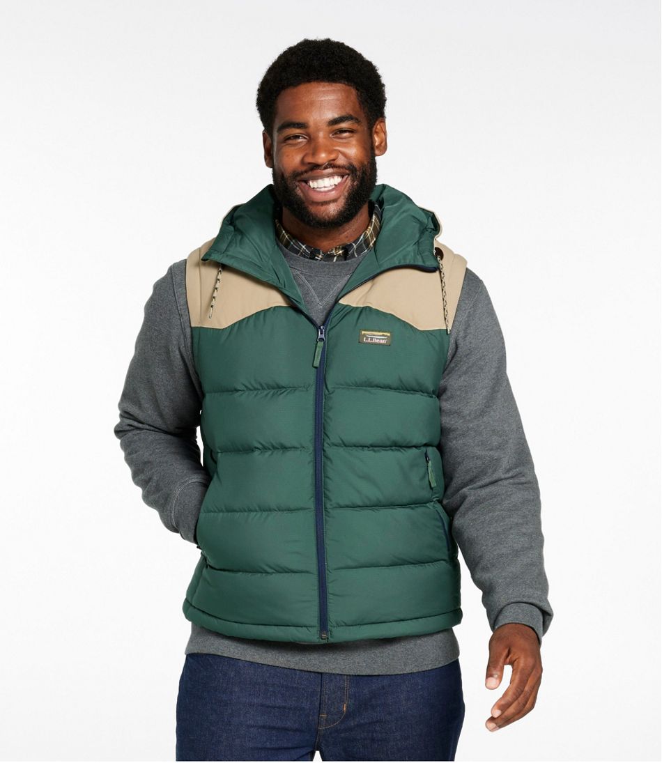 L.L.Bean | Men's Mountain Classic Hooded Down Vest