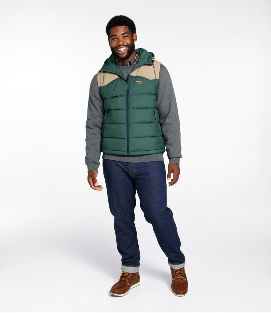 L.L.Bean | Men's Mountain Classic Hooded Down Vest