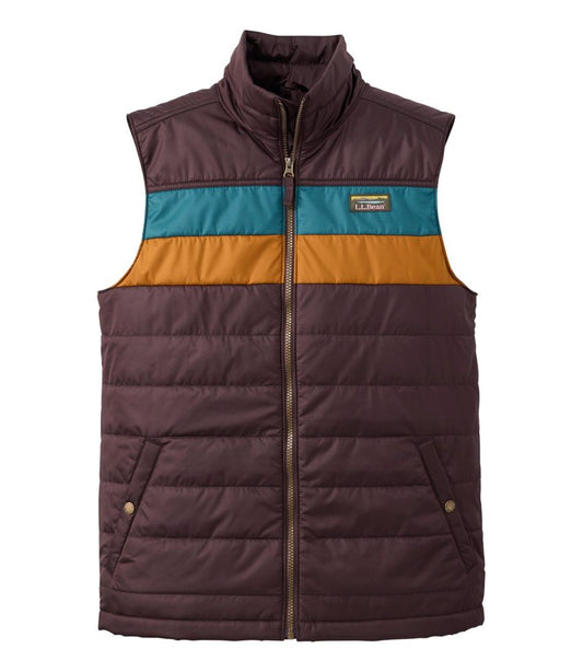 L.L.Bean | Men's Mountain Classic Puffer Vest, Colorblock