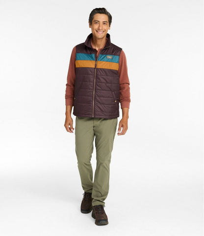 L.L.Bean | Men's Mountain Classic Puffer Vest, Colorblock