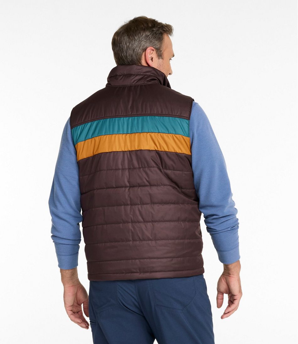 L.L.Bean | Men's Mountain Classic Puffer Vest, Colorblock