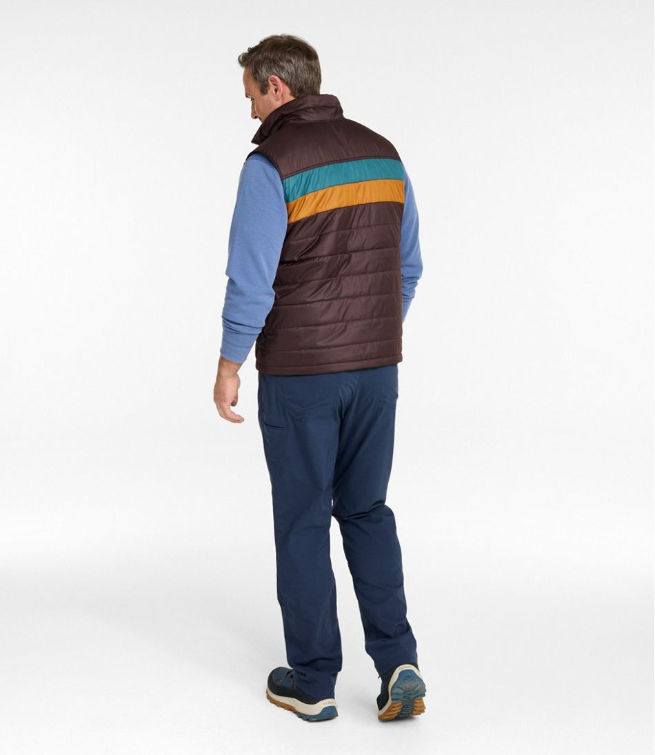 L.L.Bean | Men's Mountain Classic Puffer Vest, Colorblock