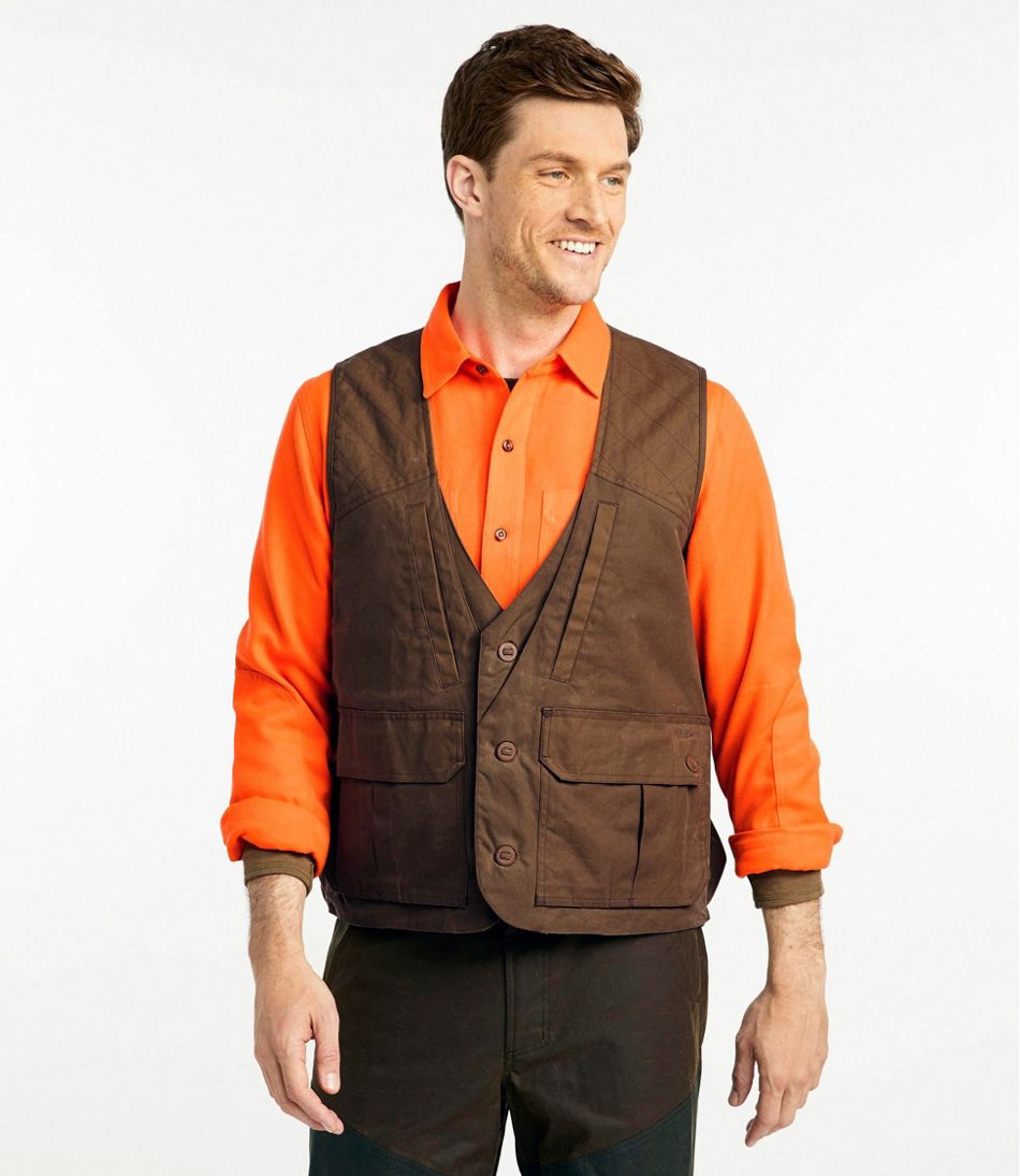 L.L.Bean | Men's Double L Waxed-Cotton Upland Vest