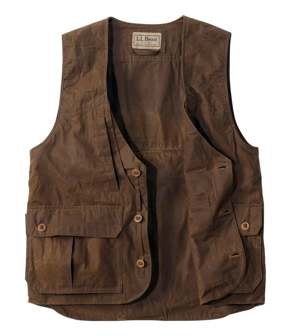 L.L.Bean | Men's Double L Waxed-Cotton Upland Vest