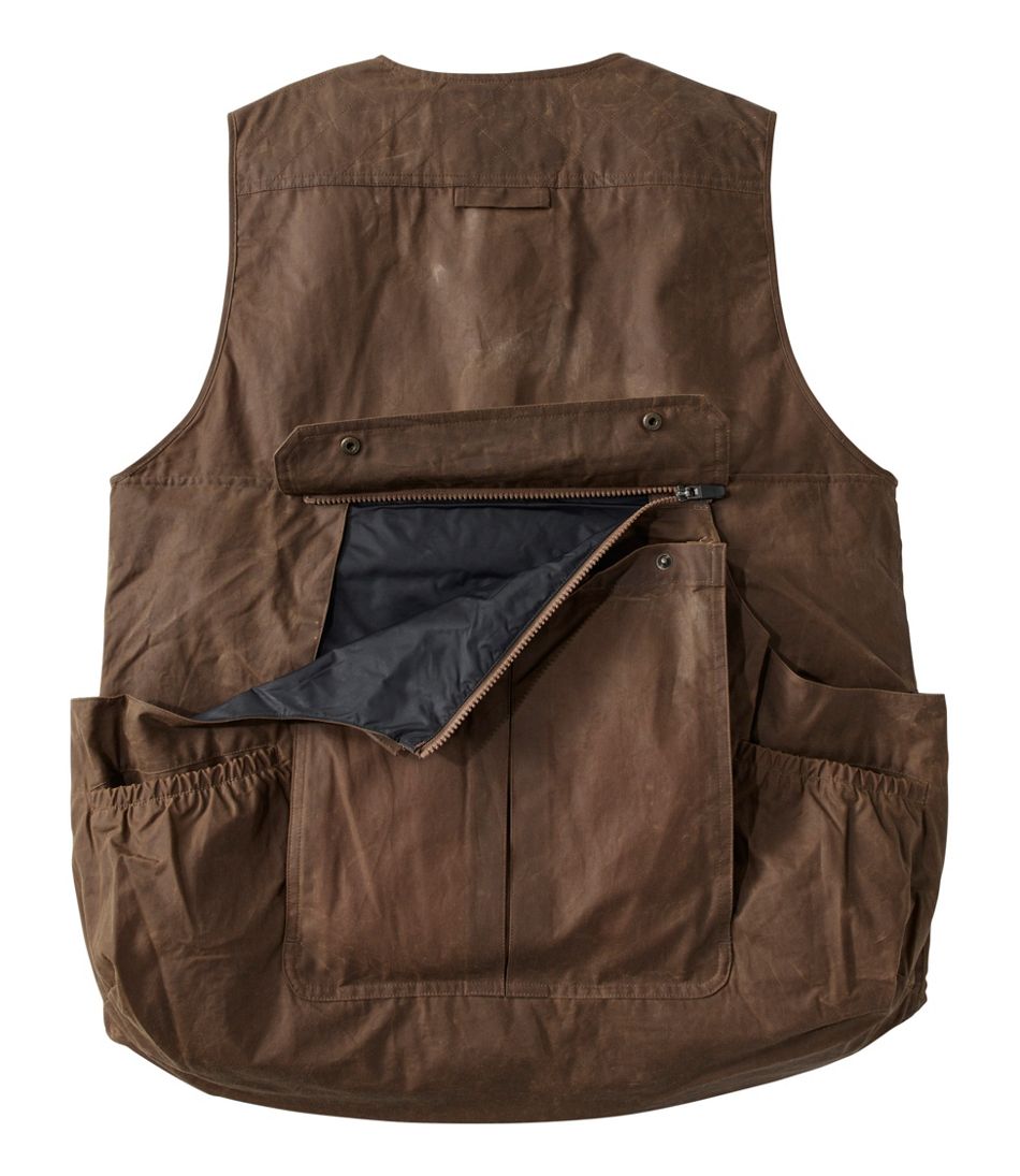 L.L.Bean | Men's Double L Waxed-Cotton Upland Vest
