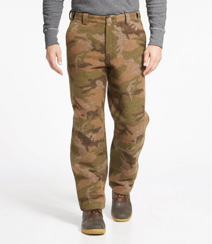 L.L.Bean | Men's Maine Guide Wool Pants with PrimaLoft, Camouflage