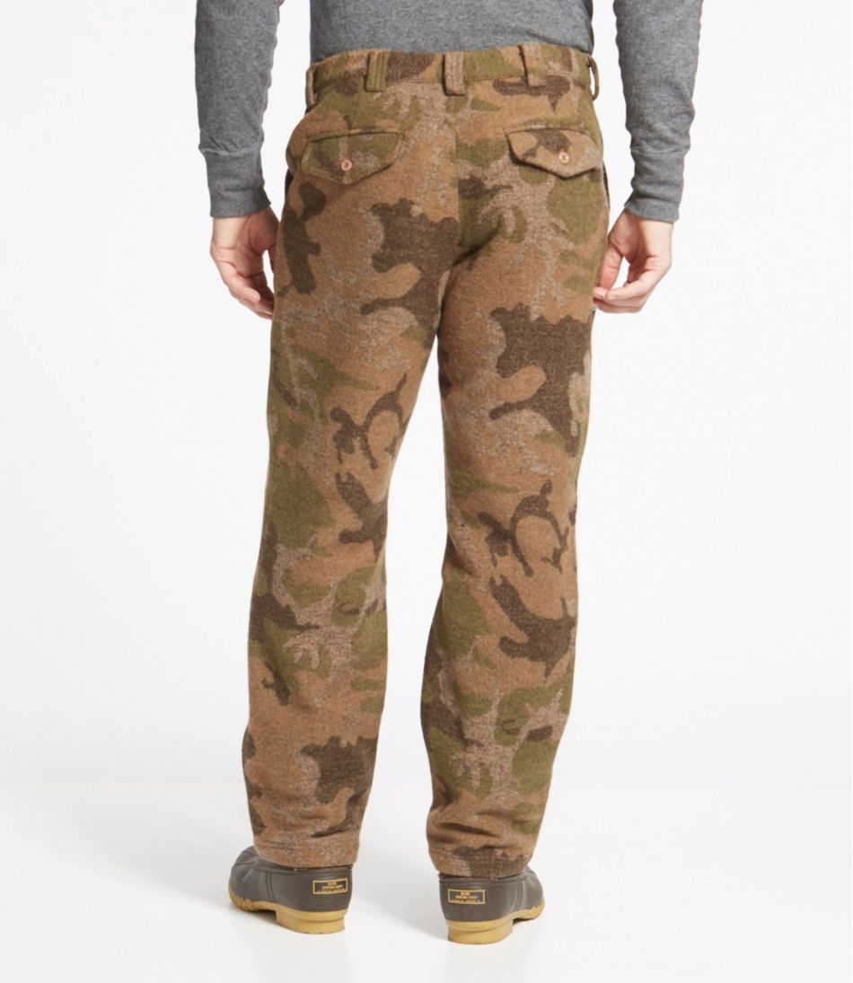 L.L.Bean | Men's Maine Guide Wool Pants with PrimaLoft, Camouflage
