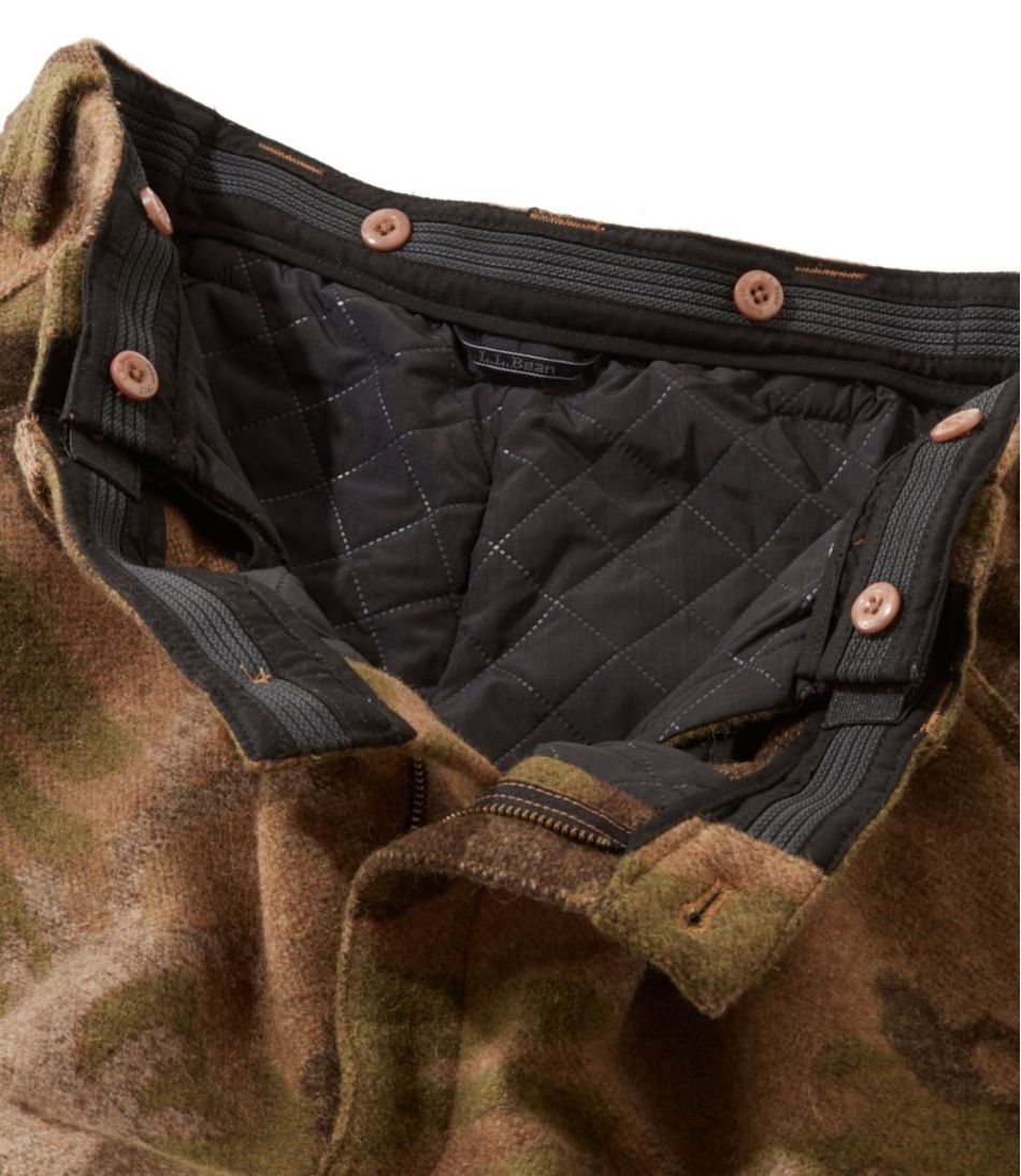 L.L.Bean | Men's Maine Guide Wool Pants with PrimaLoft, Camouflage