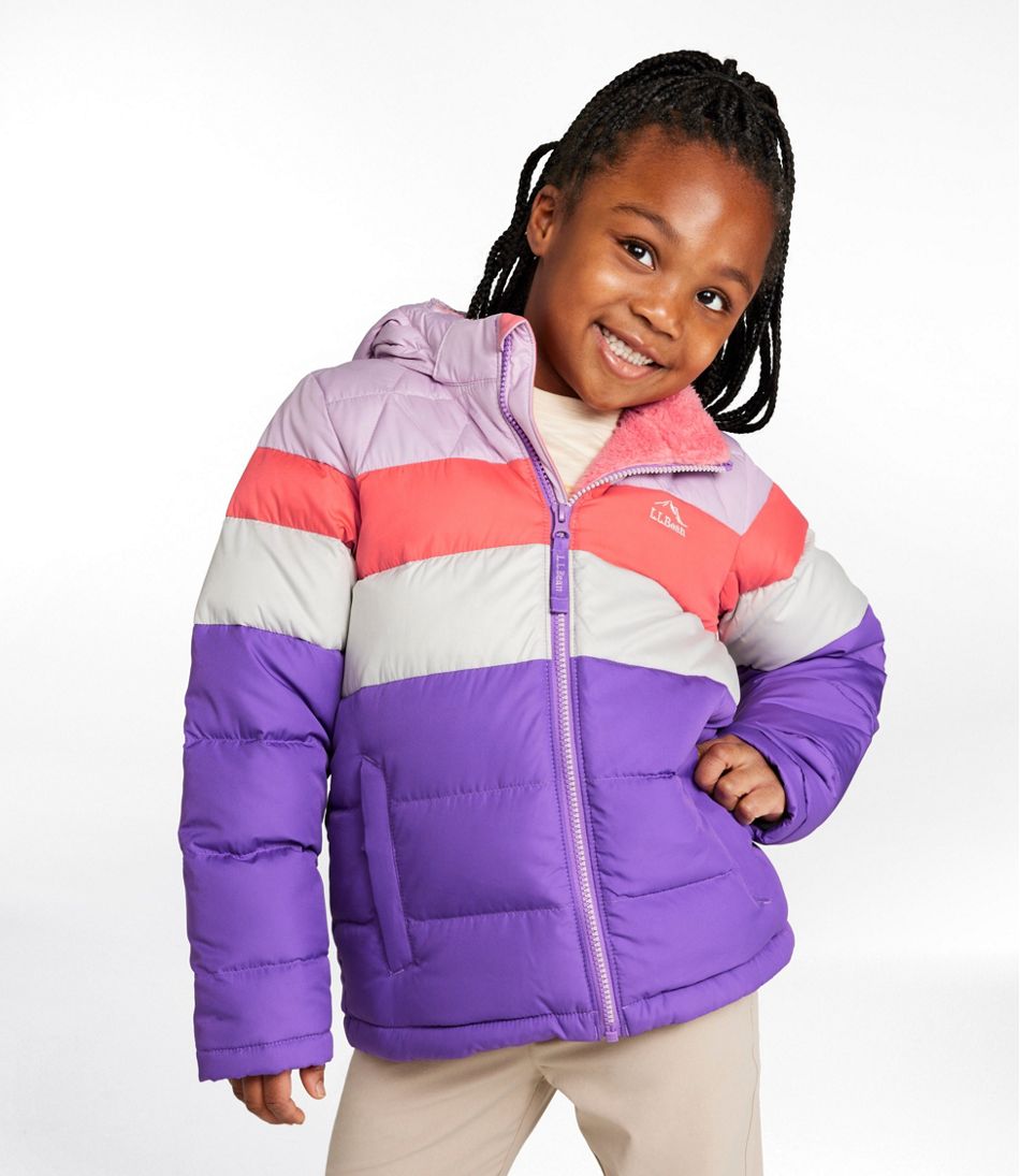 L.L.Bean | Kids' Bean's Down Jacket, Colorblock